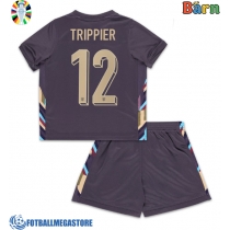 Fotballdrakt Barn England Kieran Trippier #12 Bortedraktsett EM 2024 Kortermet (+ Korte bukser)